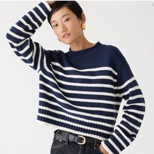 J.Crew Rollneck sweater in stripe